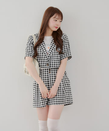 NICE CLAUP / OLIVE des OLIVE OUTLET(ナイスクラップ  / オリーブ デ オリーブ アウトレット) お出かけセットアップ【RMAF】ジャケットとパンツのセットアイテム