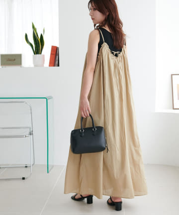 【着映えアイテム】綿ボイルキャミワンピース《WEB限定》