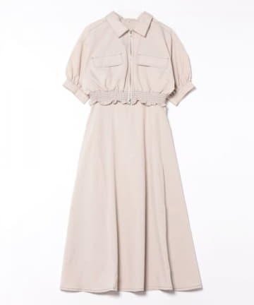 NICE CLAUP / OLIVE des OLIVE OUTLET(ナイスクラップ  / オリーブ デ オリーブ アウトレット) 2セットitem【RMAF】麻調半袖ジャケット＋ワンピース