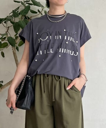 Croisiere(クロジエール) パールジュエルロゴTEE
