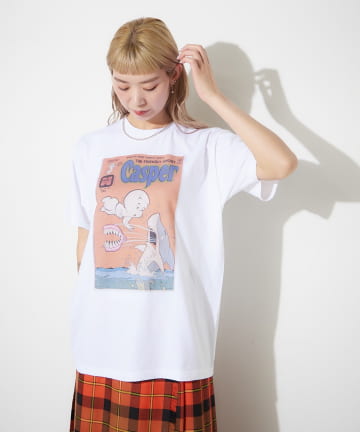 BIRTHDAY BAR(バースデイバー) 【キャスパー】コットンＴシャツ　コミック