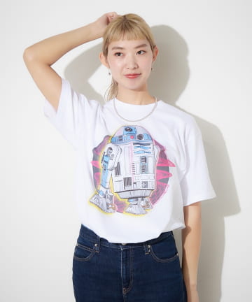 BIRTHDAY BAR(バースデイバー) 【STAR WARS スター・ウォーズ】コットンＴシャツ　R2-D2
