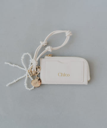 Chico(チコ) リボンパール付きウォレットチャーム