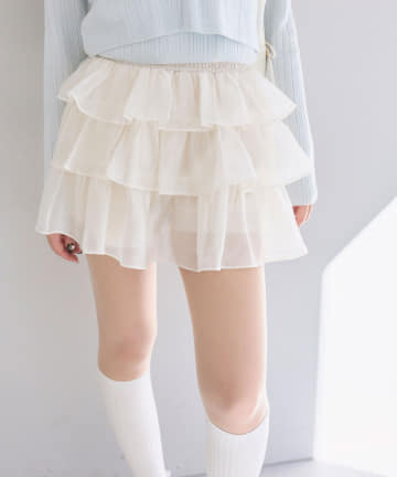 NICE CLAUP / OLIVE des OLIVE OUTLET(ナイスクラップ  / オリーブ デ オリーブ アウトレット) 【OLIVE des OLIVE】ふりふりミニスカート