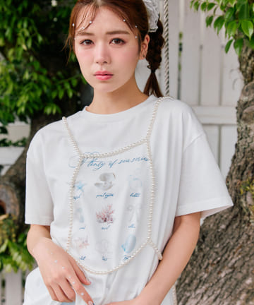 OLIVE des OLIVE(オリーブ デ オリーブ) 【shell Collection】shell Tシャツ