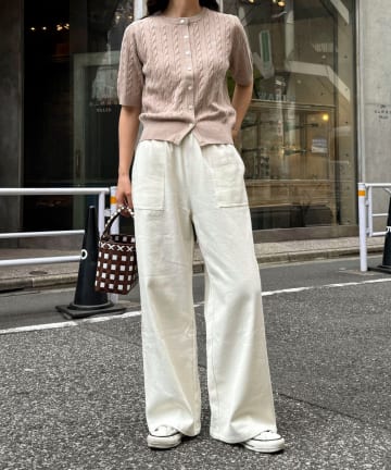 FREDY & GLOSTER(フレディ アンド グロスター) ライトオンスデニムベイカーイージーパンツ