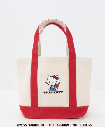 【HELLO KITTY meet FREDY emue】刺繍ミニトートバッグ