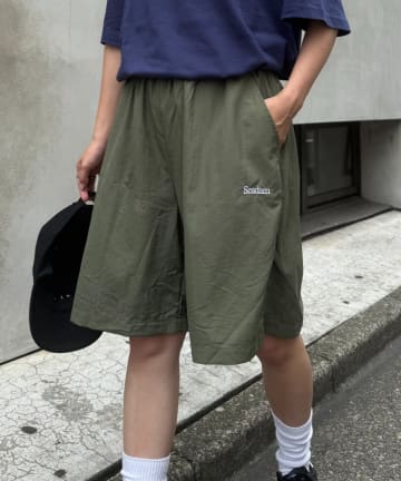 CIAOPANIC TYPY(チャオパニックティピー) 【SEADAM】〈UNISEX〉撥水ナイロンショートパンツ