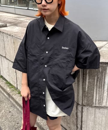 CIAOPANIC TYPY(チャオパニックティピー) 【SEADAM】〈UNISEX〉ビッグポケットルーズシャツ