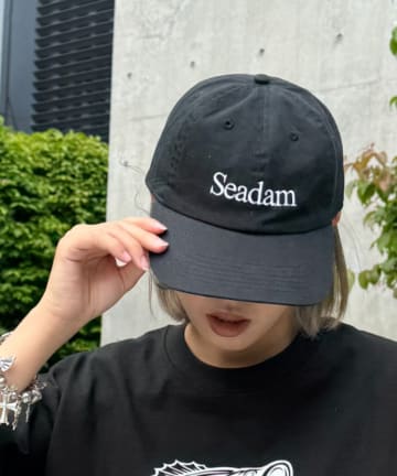 CIAOPANIC TYPY(チャオパニックティピー) 【SEADAM】〈UNISEX〉ロゴ刺繍キャップ