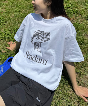 CIAOPANIC TYPY(チャオパニックティピー) 【SEADAM】〈UNISEX〉ブラックバスTEE