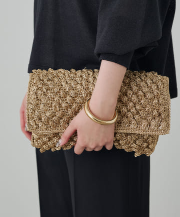 【A&A Accessories  】INDIA チェーンストローBAG
