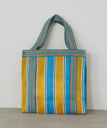 【A&A Accessories】  INDIA ビニールストライプBAG