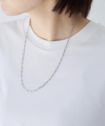 ear PAPILLONNER(イア パピヨネ) 追加決定！《金属アレルギー対応/ステンレス》シンプル長アズキチェーンネックレス