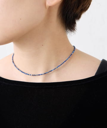 ear PAPILLONNER(イア パピヨネ) 追加《スターリングシルバー使用》粒ストーンネックレス