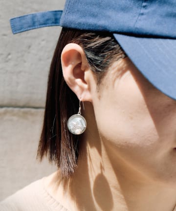 ear PAPILLONNER(イア パピヨネ) 《WEB＆一部店舗限定/スターリングシルバー使用》シードリームピアス