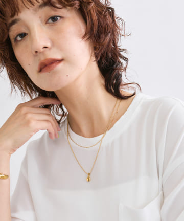 【R.good(アールドットグッド)】レイヤードワントップネックレス