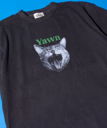 【新柄追加】DOG&CAT 犬猫プリント ピグメント プリントTシャツ