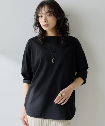 Whim Gazette(ウィム ガゼット) ボートコットンジャージープルオーバー