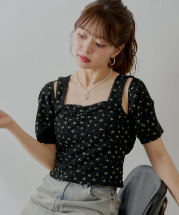 Chico(チコ) 【SET ITEM】フラワーボレロ+タンクセット