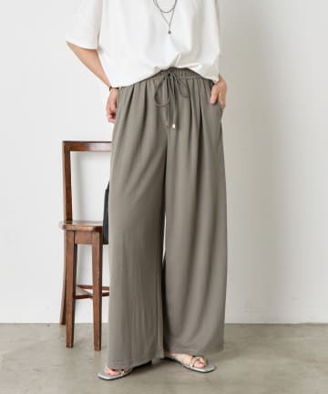 Jena　espace merveilleux(ジェナ　エスパスメルヴェイユ) ワイドリラックスパンツ