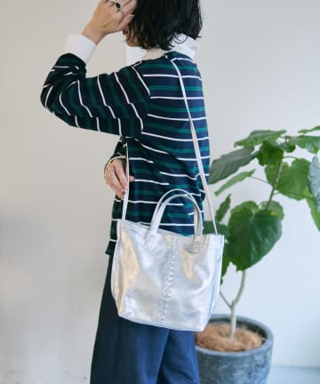 ear PAPILLONNER(イア パピヨネ) センターポイントトートバッグS《本革/軽量/2WAY》