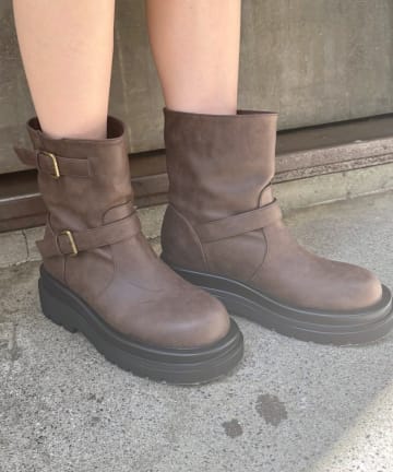 mline(エムライン) [mline]エンジニアミドルブーツ