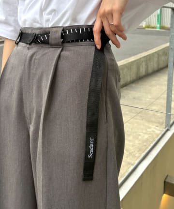 【SEADAM】〈UNISEX〉ダブルリングメジャーベルト