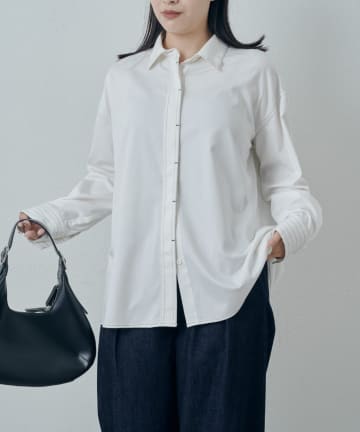 Lui's(ルイス) バンブーレーヨンステッチシャツ