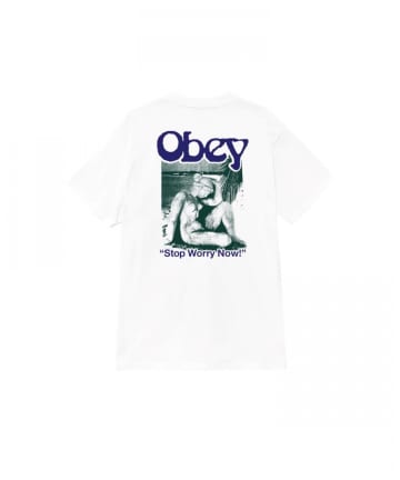 WHO’S WHO gallery(フーズフーギャラリー) 【OBEY】 STOP WORRY NOW CLASSIC TEE