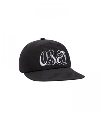 WHO’S WHO gallery(フーズフーギャラリー) 【OBEY】 SCRIPT NYLON 6 PANEL STRAPBACK