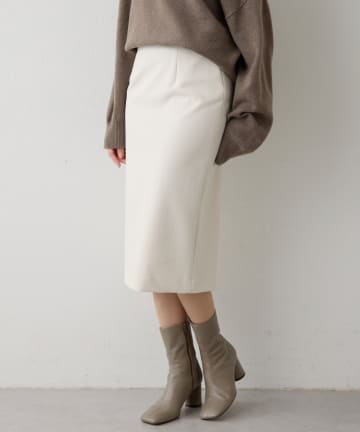 Whim Gazette(ウィム ガゼット) ダブルクロスタイトスカート