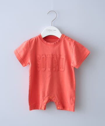 CIAOPANIC TYPY(チャオパニックティピー) 【KIDS】ピグメント加工ロゴロンパース