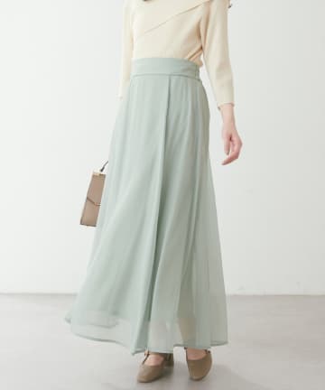 【natural couture】長さ変えれるフレアスカート