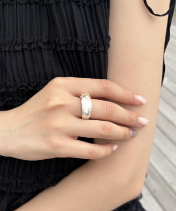 Lattice(ラティス) ぷっくりオーロラリング