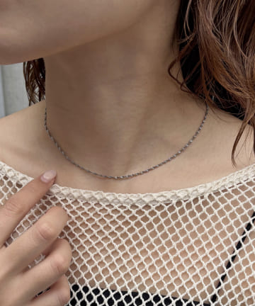 Lattice(ラティス) ＜ステンレス＞チェーンネックレス
