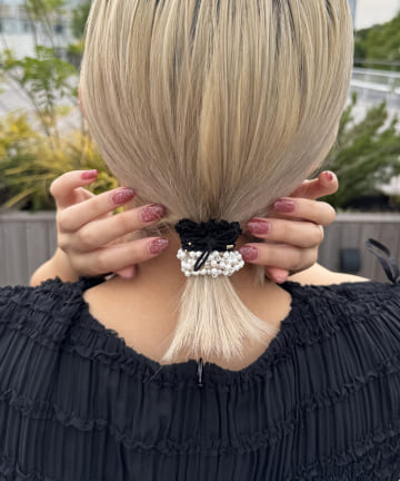Lattice(ラティス) パールヘアゴムセット(3P)