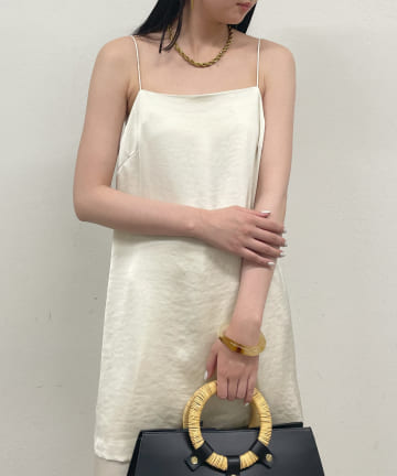 LOUNGEDRESS(ラウンジドレス) サテンキャミチュニック