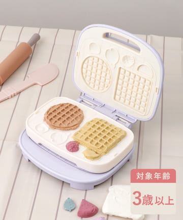 3COINS(スリーコインズ) ワッフル屋さんのねんどの型