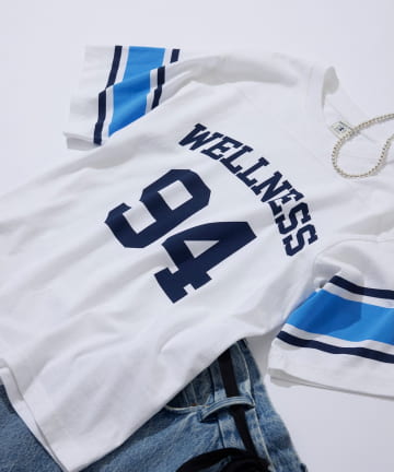 Whim Gazette(ウィム ガゼット) 【Sporty&Rich】Wellness94 Rugby T