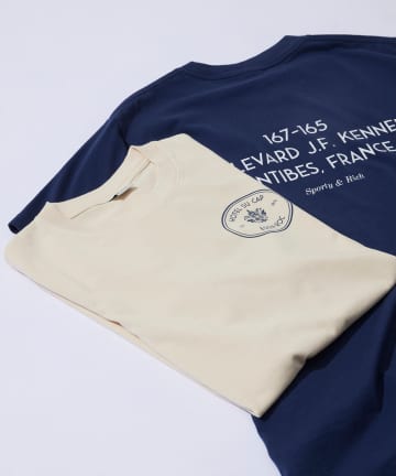 Whim Gazette(ウィム ガゼット) 【Sporty&Rich】Kennedy Crest T