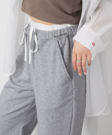 スウェットフレアパンツ