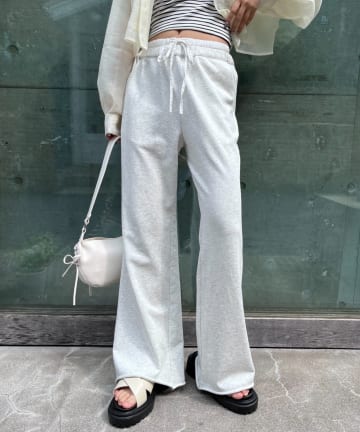 スウェットフレアパンツ