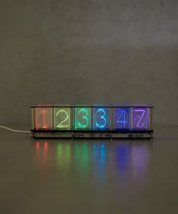 BIRTHDAY BAR(バースデイバー) RGB TUBE CLOCK　RGBチューブクロック
