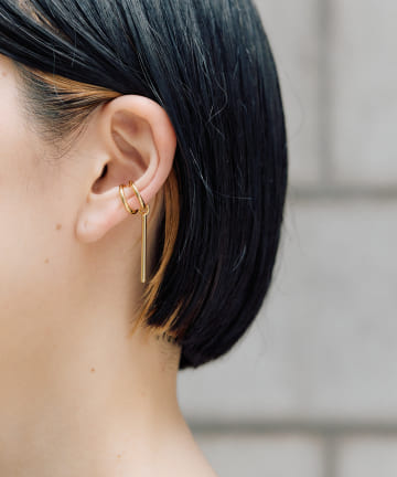 ear PAPILLONNER(イア パピヨネ) シンプルバーイヤーカフ
