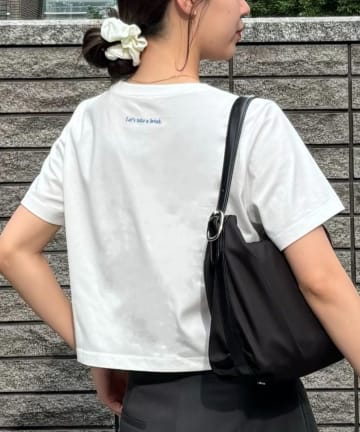 COLONY 2139(コロニー トゥーワンスリーナイン) 【PIKO企画 / リバイバル】バックロゴ刺繍コンパクトTシャツ