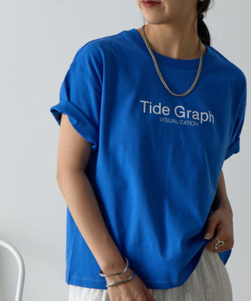 COLONY 2139(コロニー トゥーワンスリーナイン) TideGraphプリントＴシャツ