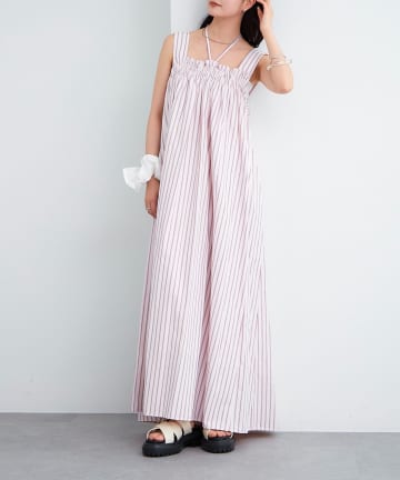 mystic(ミスティック) 【夏の定番アイテム/さらっと着やすい◎】ホルターマキシワンピース