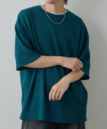 COLONY 2139(コロニー トゥーワンスリーナイン) シアージャガードTシャツ