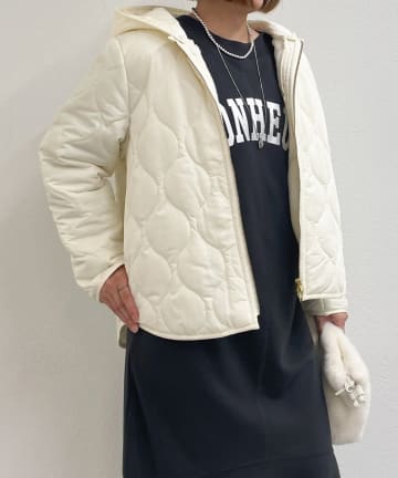 un dix cors(アンディコール) 《幅広く楽しめる◎》ベスト＋キルティングショートコート